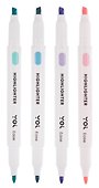 Текстовыделители «Ease» 4 цвета, двухсторонние, Yoi - 2