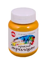 Акрил художественный 100 мл охра желтая