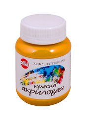 Акрил художественный 100 мл охра желтая