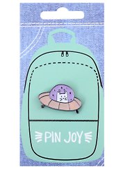 Значок Pin Joy Котик НЛО (металл) (12-08599-945)