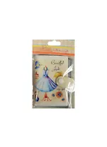 Визитница Маленькое голубое платье пластик (37744) (14х10,2)