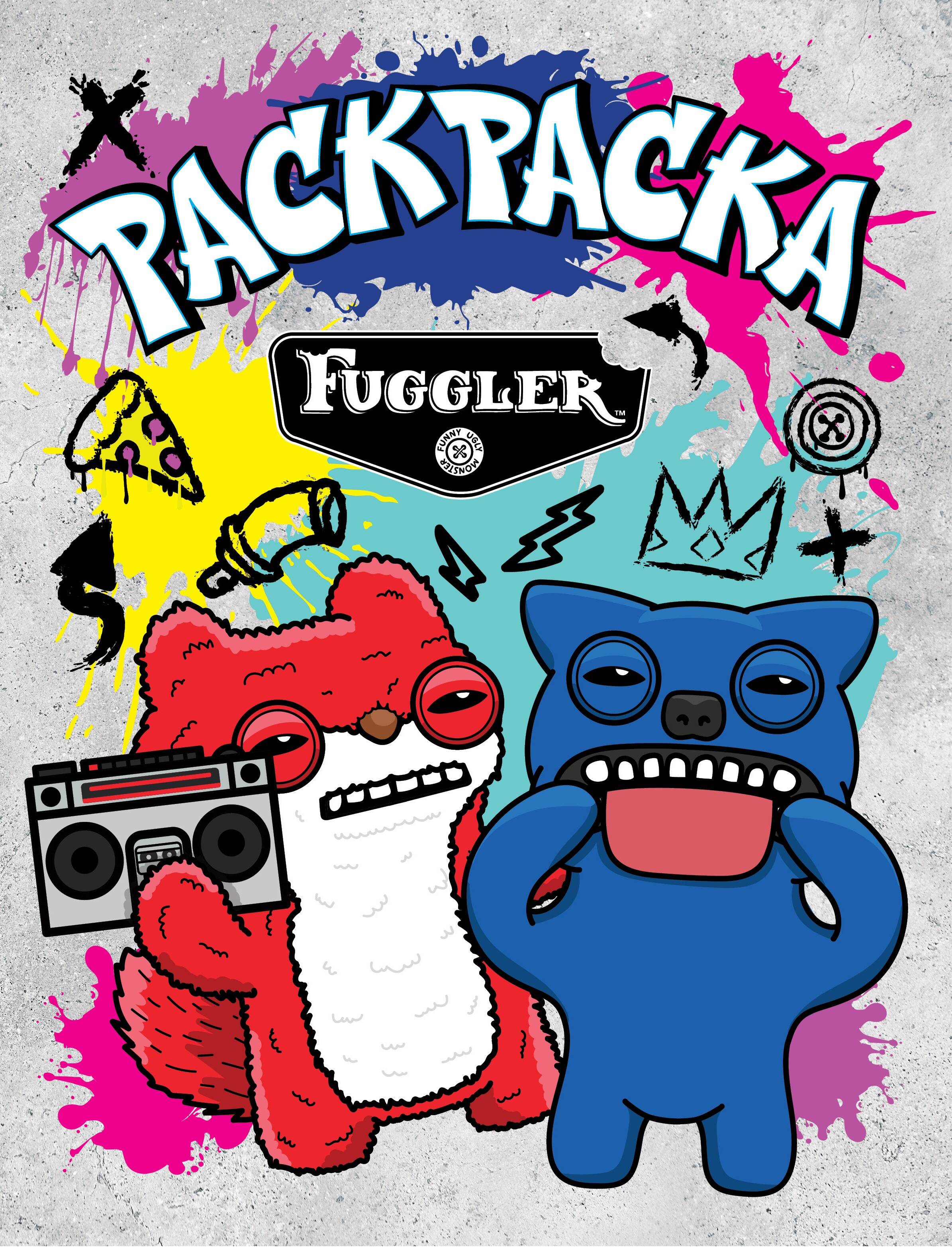 Обложка книги «Fugglers. Раскраска (серая)»