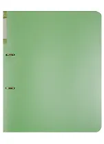 Папка 2кольца A4 "Gems" зеленый, пластик 0,7мм, торц.карман