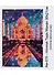 Алмазная мозаика 21х30 см "Ночной Тадж Махал" - 1