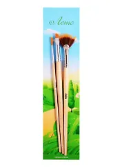 Набор кистей «Лето»  синтетика веер двухуровневый. №6, скос  №6,  круглая №3