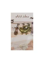 Кулон Рыбка золотая (QA-5475) (3см) (1шт) (упаковка)