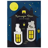 Магнитные закладки «Кошкин дом», 2 штуки