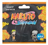 Набор значков «Naruto Чибики Шиппуден Нартуо», металл, 2 штуки - 0