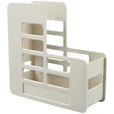 Лоток вертикальный "Techno" пластик, 100мм, серый, Erich Krause