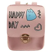 Сумочка-рюкзачок с застежкой Happy day (10x8) (ПВХ бокс)