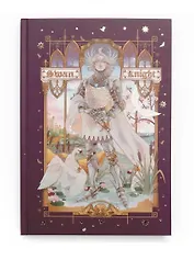 Книга для записей А5 100л кл. "Фэнтези (Эксклюзив)" 7БЦ, мат.лам, тиснение фольгой "Золото", офсет