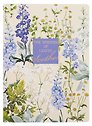 Тетрадь А4- 40л кл. "La Fleur. Soothes" скрепка, карт.обл., мат.текст.ламинация, тиснение фольгой