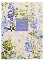 Тетрадь А4- 40л кл. "La Fleur. Soothes" скрепка, карт.обл., мат.текст.ламинация, тиснение фольгой
