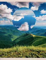 Тетрадь в клетку Listoff, "Отражение", 96 листов, в ассортименте