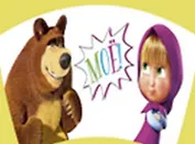 Сувенир, Арт-дизайн, Кружка "Маша и Медведь", h=10,5, d=8 см, 340 мл, керамическая, в коробке, 0665.004.0