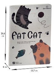 Тетрадь в линейку Zong, Cats love fish, 32 листа