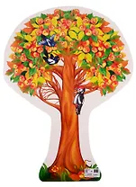 Плакат вырубной "Яблоня осенняя с яблоками"