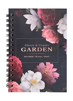 Скетчбук А5 60л "Garden" 120г/м2, тв. обложка, софт. тач, евроспираль