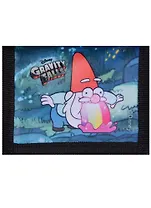 Портмоне Disney/Дисней  Гравити Фолз гном 12*9см, черный с принтом