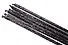 Набор свечей для торта Black Silver (черные с серебром) (6шт) (15см) (12-7color-candle_22) - 2