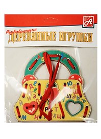Игра-шнуровка «Сумочка. Алфавит», Анданте