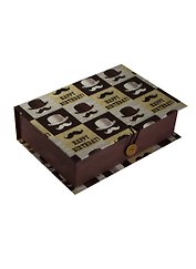 Коробка для подарков Феникс презент Усы и шляпы M 20*14*6см 39463