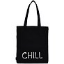 Сумка-шоппер Chill черная, текстиль 40см.*32см.