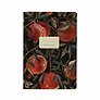 Тетрадь 40л кл. "FLORA.ГРАНАТ" мат.лам.soft-touch, фольга, сшивка, Bruno Visconti