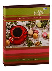 Тетрадь на кольцах в клетку BG, Sweet coffee, 120 листов