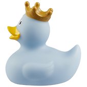 Игрушка для ванной, уточка резиновая FUNNY DUCKS "Уточка в короне голубая" (1927) - 2