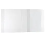 Обложка д/контурных карт и атласов, универс., ПВХ, 100мкр, 292*560мм, клеевой край, прозр.