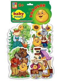 Мягкий пазл «Колобок», Vladi Toys
