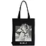Сумка-шоппер Аниме Девушка и облака ,Сёдзё, черная, текстиль 40см.*32см. - 0