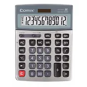 Калькулятор 12-разрядный, металл. панель,