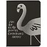 Записная книжка «Black flamingo» А6 - 0