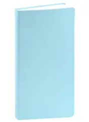 Книга для записей А5- 80л тчк. "Grace. Лазурный" интегр.обл., иск.кожа, скругл.углы, ляссе