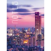 Книга для записей А4 160л кл. "Ночной город" 7БЦ, глянцевая ламинация