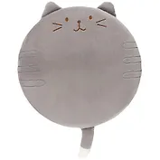 Подушка плоская Кот серый (текстиль) (40см)
