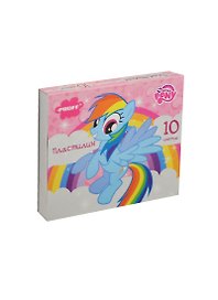 Пластилин 10цв 200гр "My Little Pony", Proff