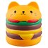 Игрушка-антистресс Котик-гамбургер (PU) (9х8) (12-01690-CH-9012783) - 0