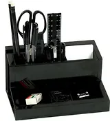 Набор, настольный, Erich Krause, Лидер, 13 предметов, черный