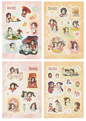 Благословение Небожителей. Чибики. Стикерпак (4 листа)