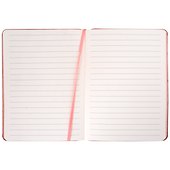 Записная книжка «Pearl. Розовый» А6, 64 листа в линейку, экокожа, Listoff - 2