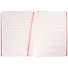 Записная книжка А6 64л лин. "PEARL. Розовый" иск.кожа, эфф.перламутра, тиснен.фольгой, тонир.торцы, ляссе - 2