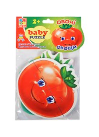 Мягкий пазл «Овощи», Vladi Toys