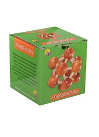 Деревянная игрушка Головоломка-7 (ИД-4197) (Рыжий кот) (7-99л.)