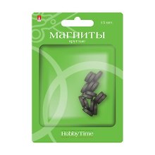 Магниты круглые 10х3 мм, 15 штук, Hobby Time