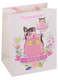 Пакет подарочный бумажный А5 "Welcome", детский