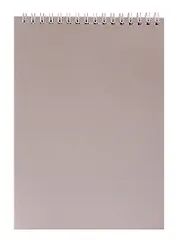 Блокнот А5 80л кл. "METALLIC Серебро" многоцв.срез, бумвинил, гребень