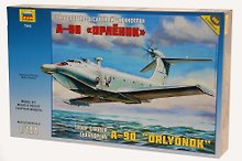 ЗВ 7016 Транспортно десантный экраноплан А-90 Орленок (1/144) (коробка)